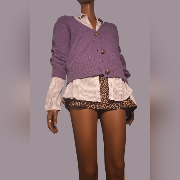 Lilac Cardigan Brand Yest Size M - Picture 2 of 4